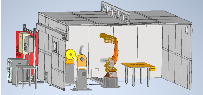 seguridad laser y robot laser industrial